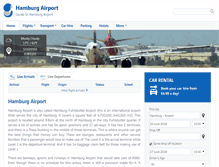 Tablet Screenshot of hamburgairport.org